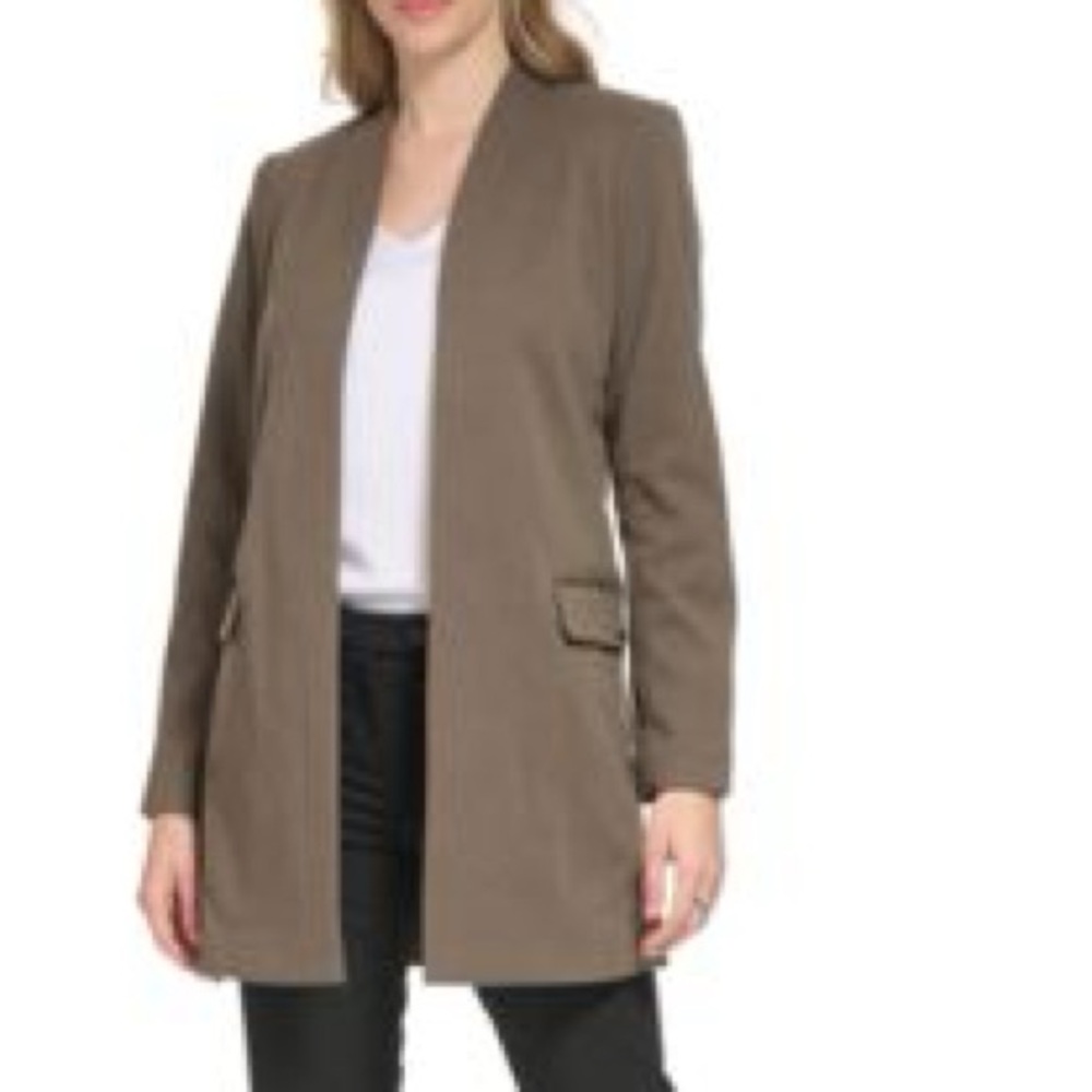 Calvin Klein Olive 🫒 green Women's Brown Blazer Jacket in excellent condition